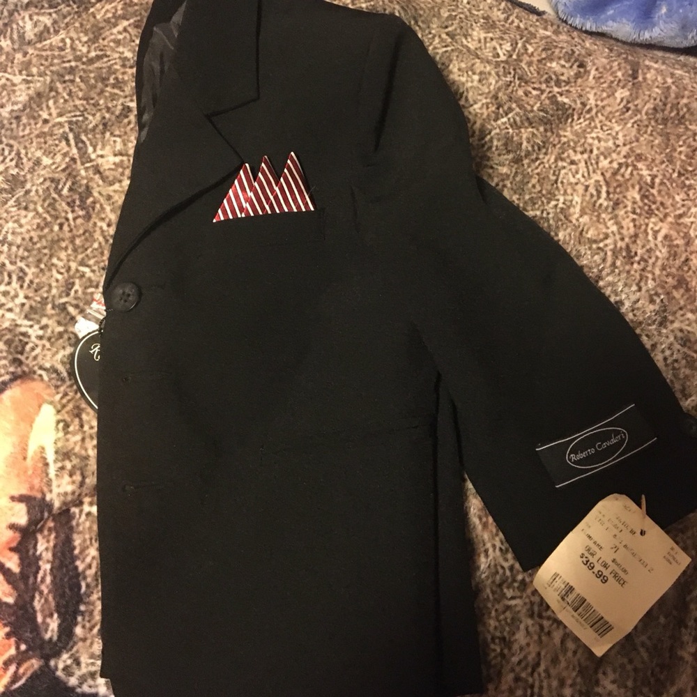 Boys black suit
